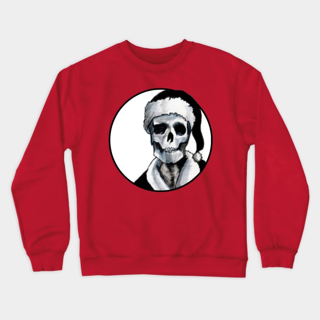 Blackest Ever Black Xmas Crewneck Sweatshirt by zombierust